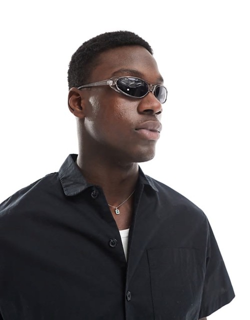 racer sunglasses in grey