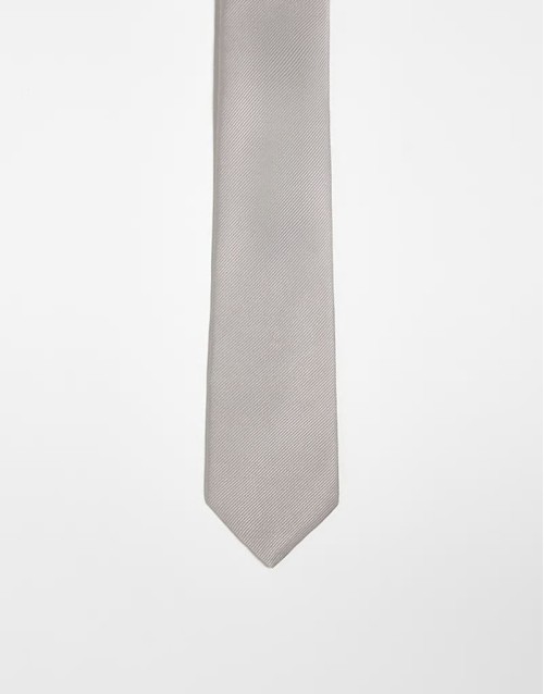 satin tie in stone